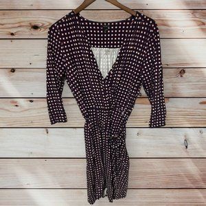 Ann Taylor Wrap Dress Multicolor Size Small